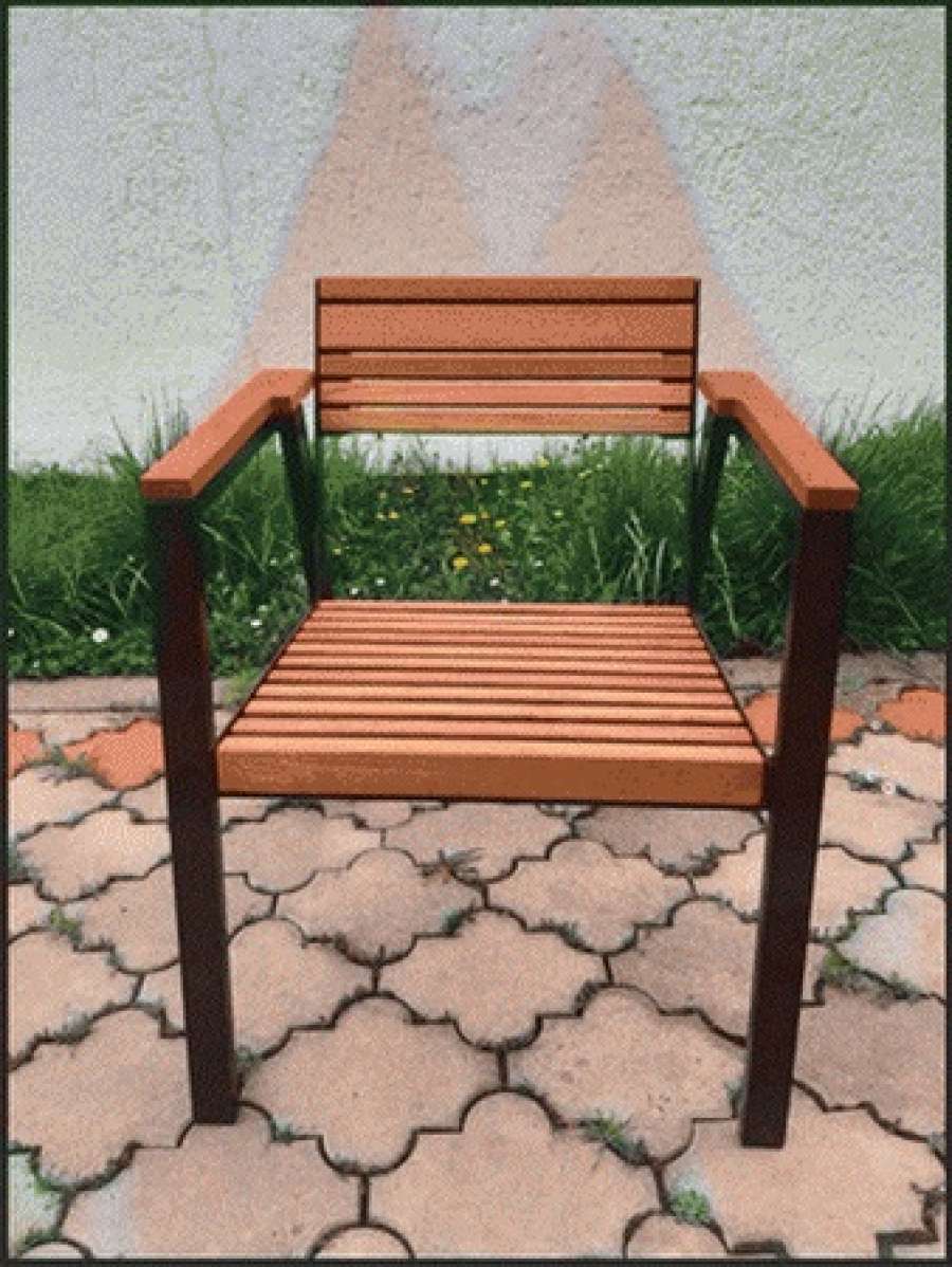 Baštenska ergonomska stolica