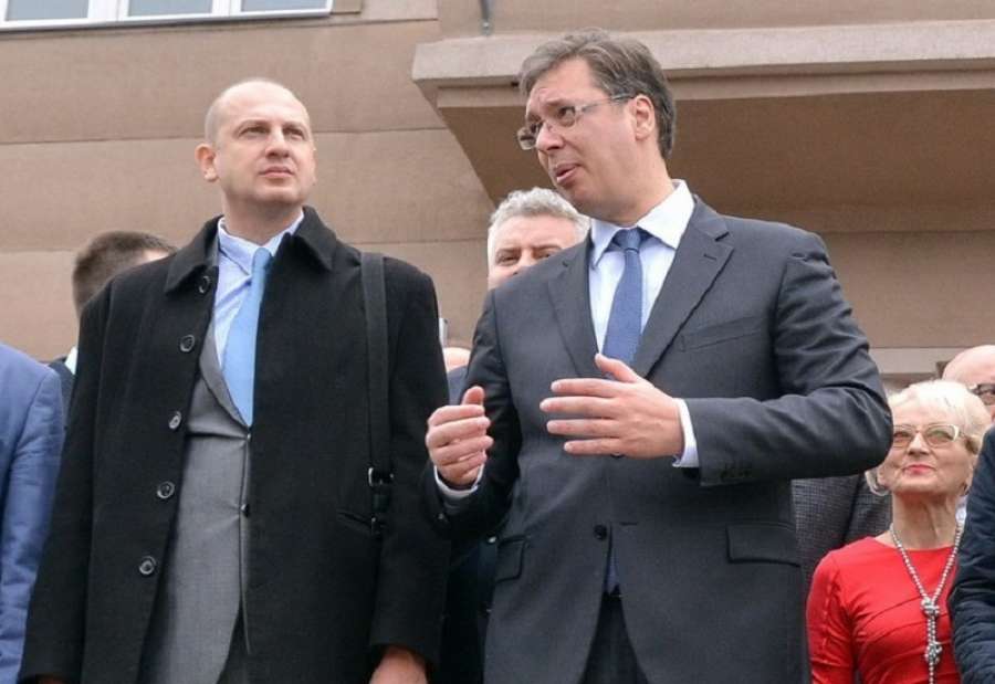 Narodni poslanik Darko Laketić sa predsednikom Srbije Aleksandrom Vučićem u Prokuplju